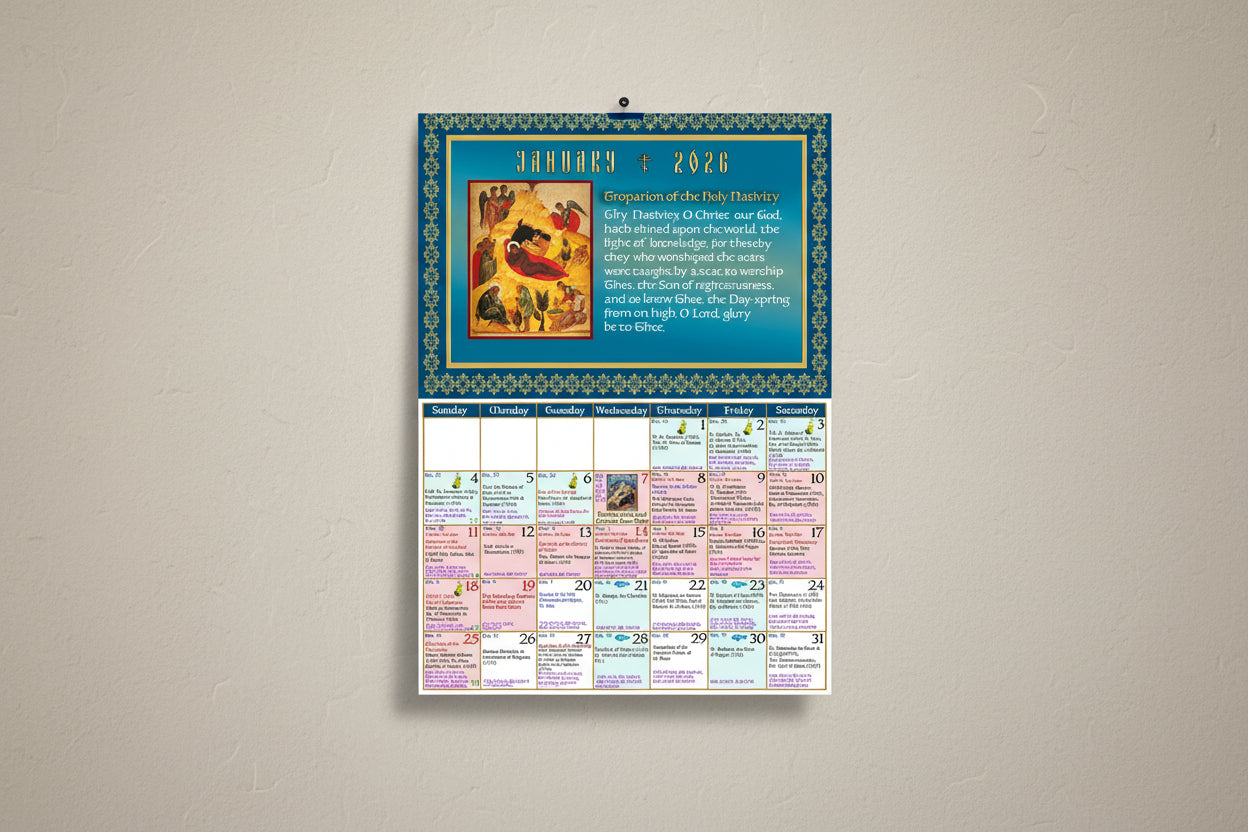 Orthodox Calendar 2026